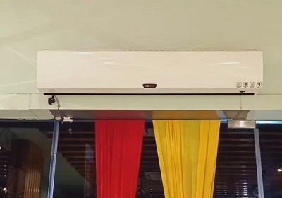 PVC type industrial air curtain for dust and pest control Pune